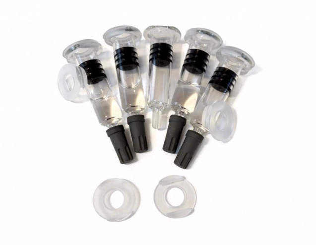 Assembly line for syringes